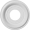 Ekena Millwork Traditional PVC Ceiling Medallion (Canopies up to 5 1/2"), 10"OD x 3 1/2"ID x 1 1/8"P, Unfinished CMP10TR - alternate 1